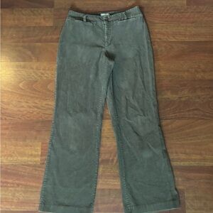 Christopher & Banks Women’s Olive Corduroy Pants - Sz 4